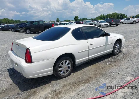 2004 Chevrolet Monte Carlo Ls z USA, uszkodzony, nr VIN 2G1WW12E049200887